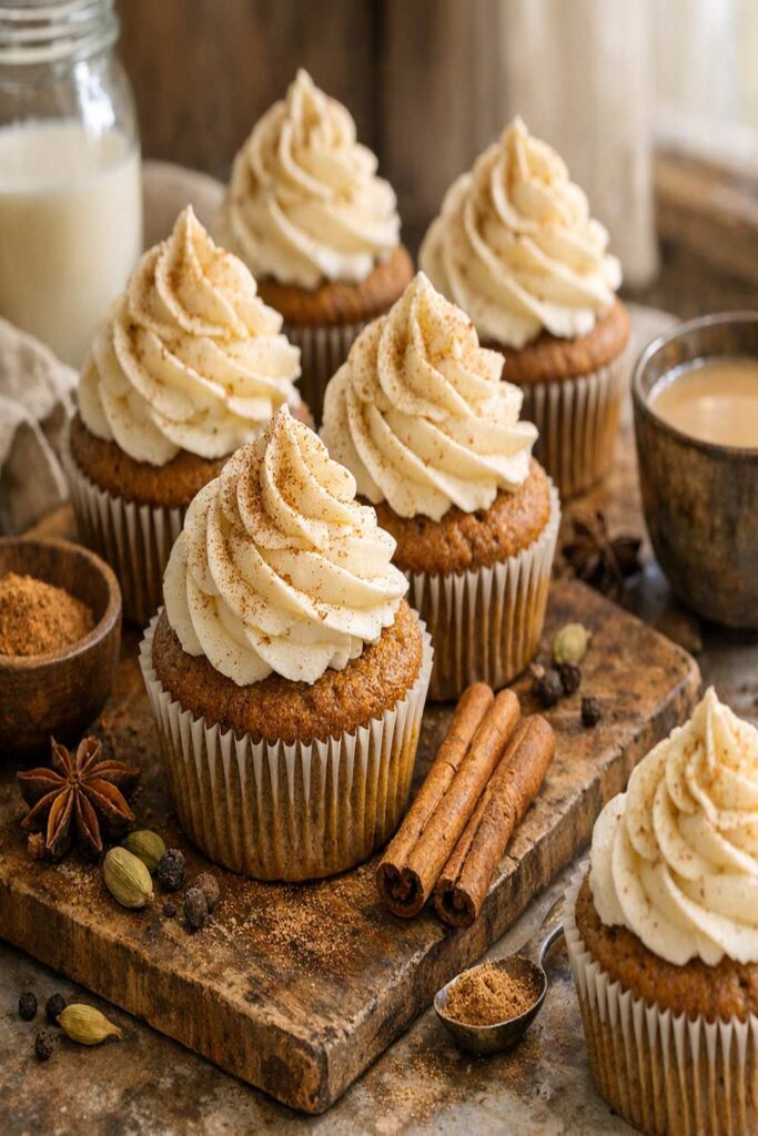 Chai Cupcakes Recipe