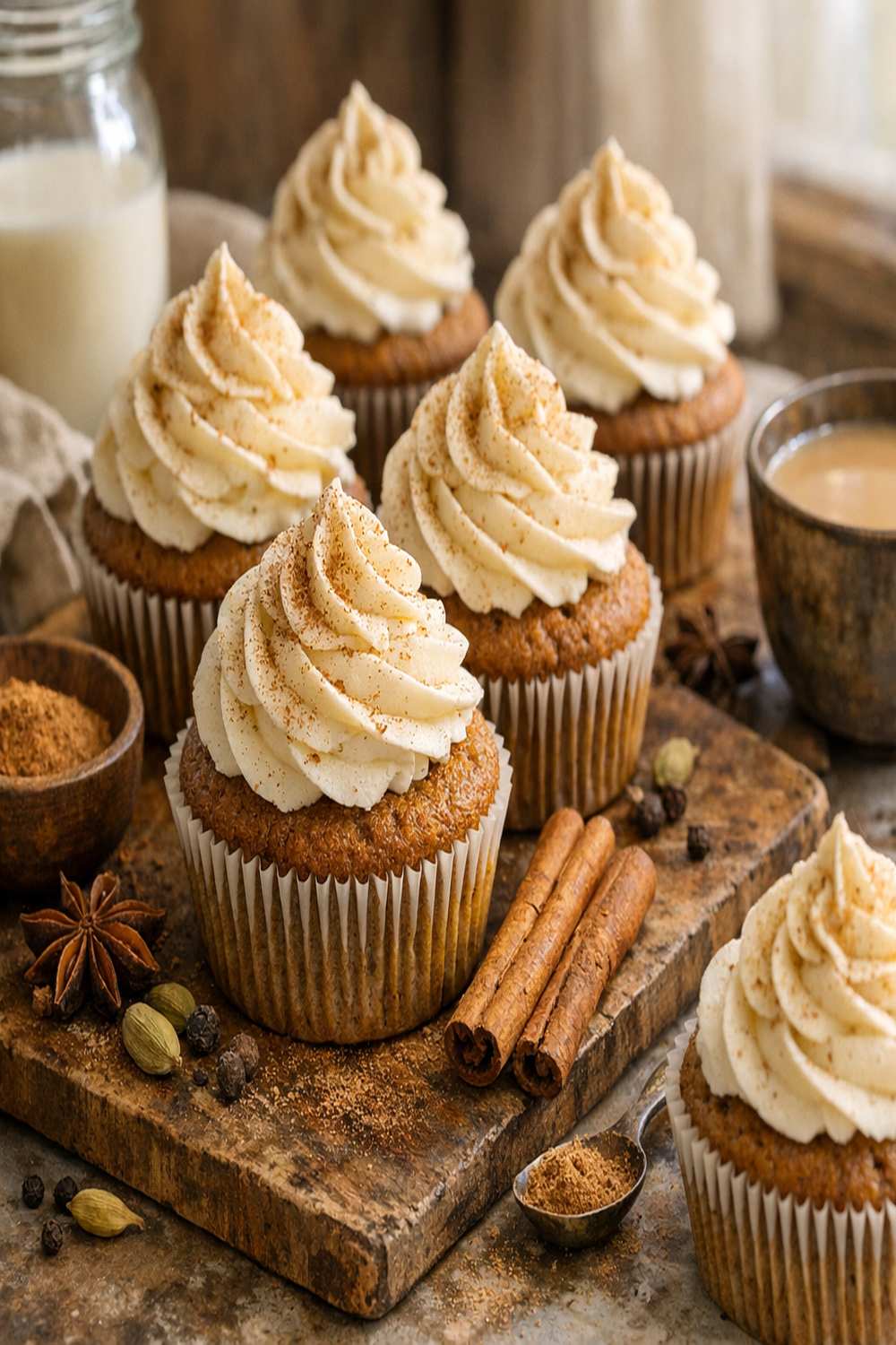 Chai Cupcakes Recipe