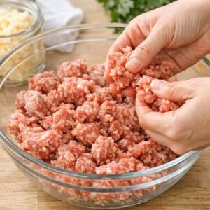 Cheesy Sausage Balls Recipe step 2