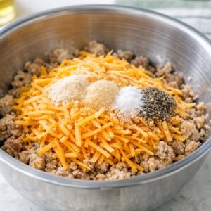 Cheesy Sausage Balls Recipe step 3