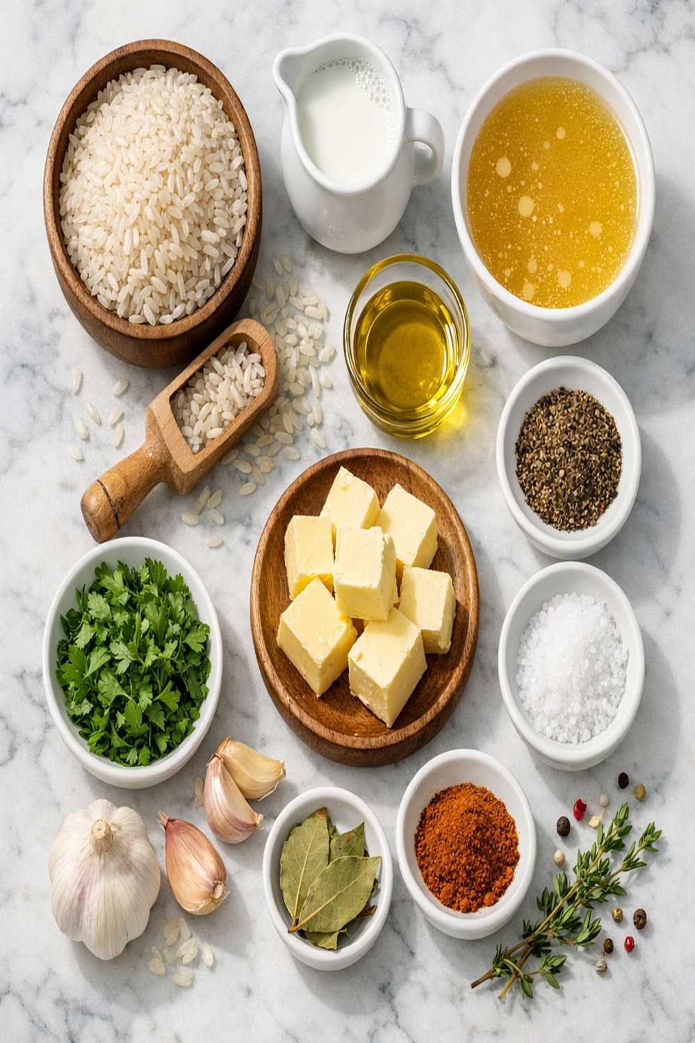 Butter Rice Recipe ingredients