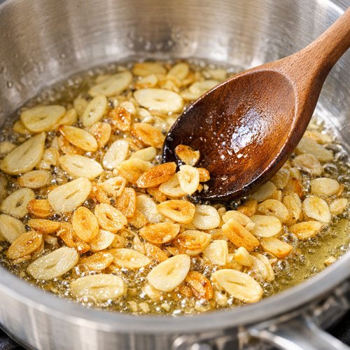 Step 1: Toast Your Garlic Until Golden and Crispy