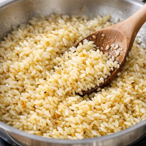 Step 3: Toast and Coat Your Rice
