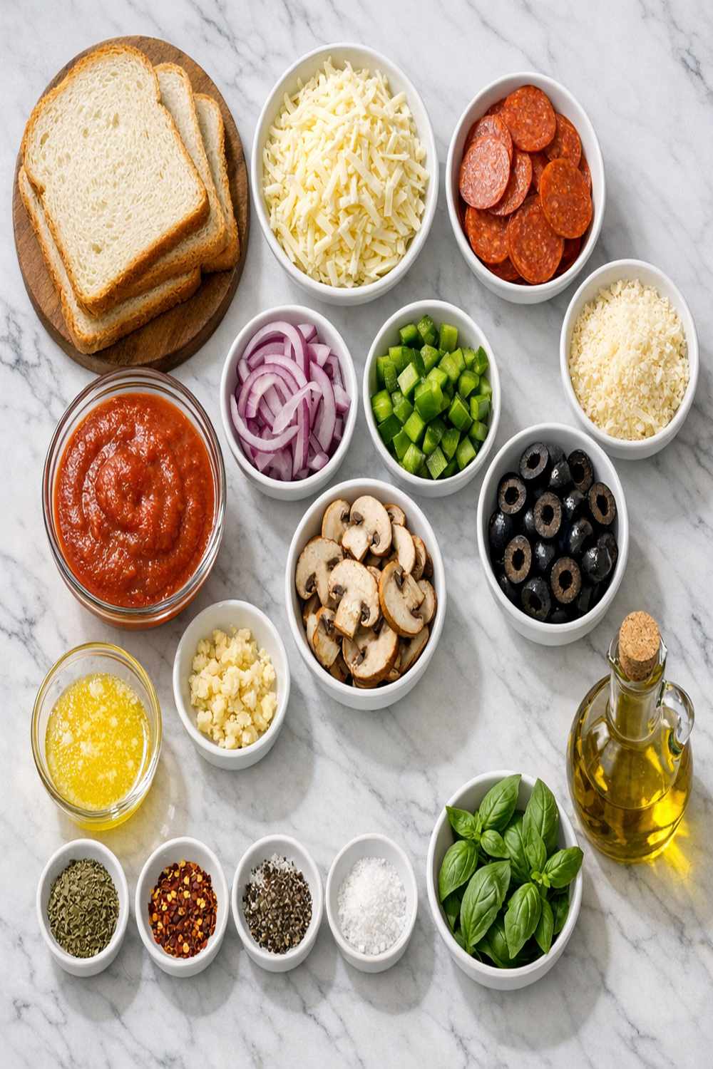 Pizza Bread Recipe ingredients