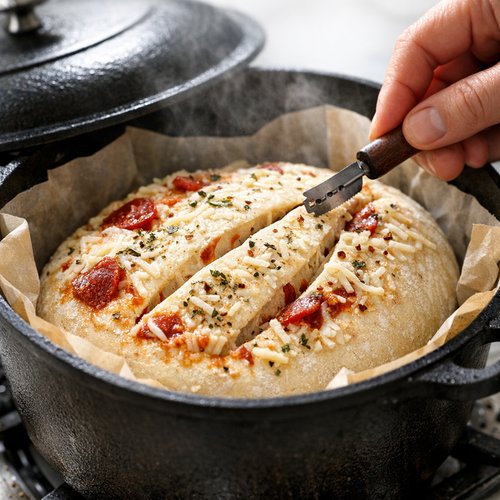 Step 6: Score and Bake with the Lid