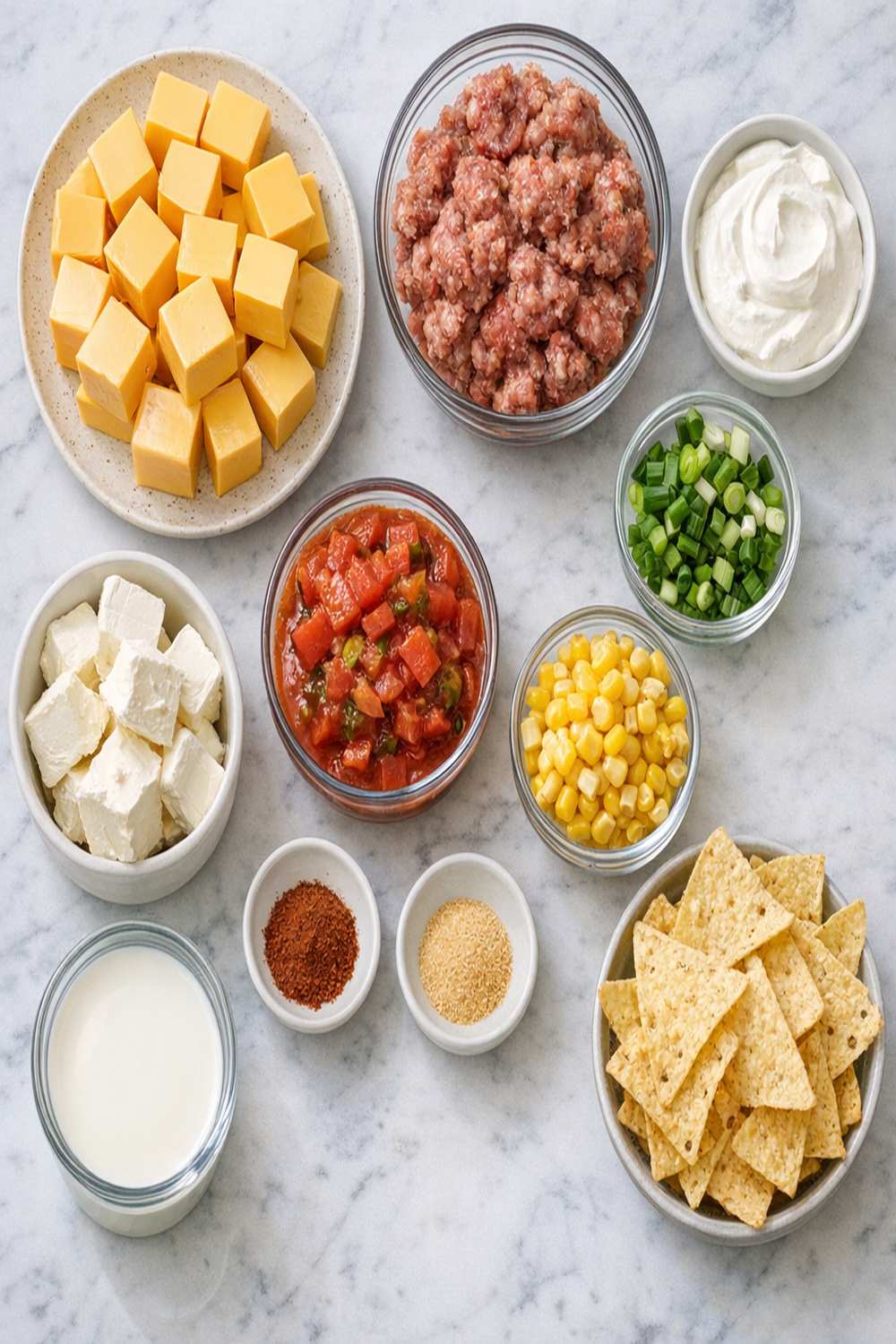 Velveeta Sausage Cheese Dip Recipe ingredients