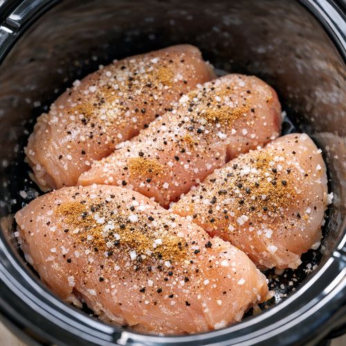 Step 1: Season Your Chicken and Build the Base Layer